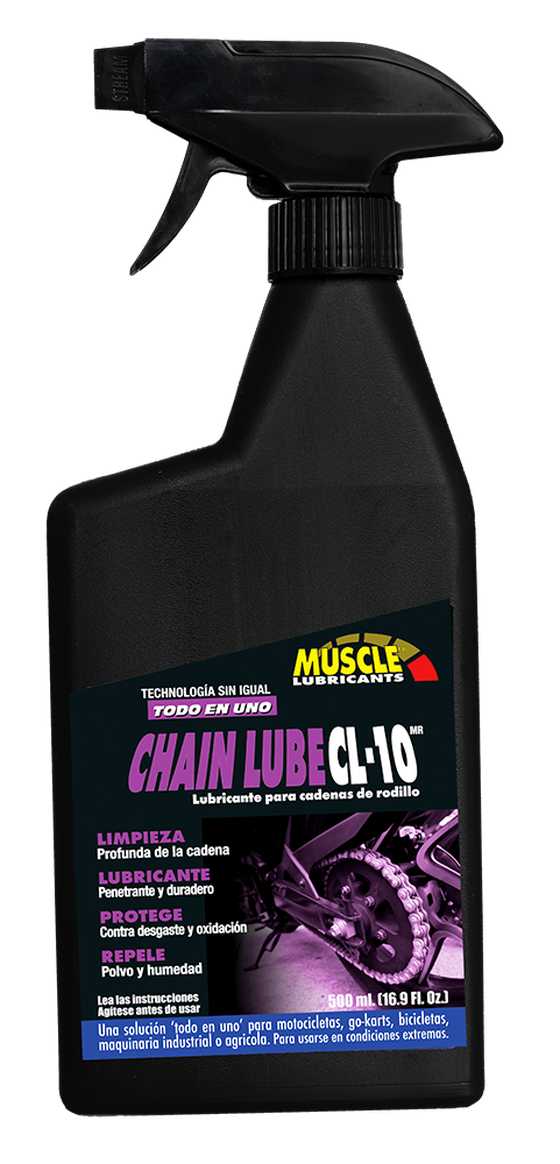Botella de Chain Lube CL-10, lubricante para cadenas, 500 ml